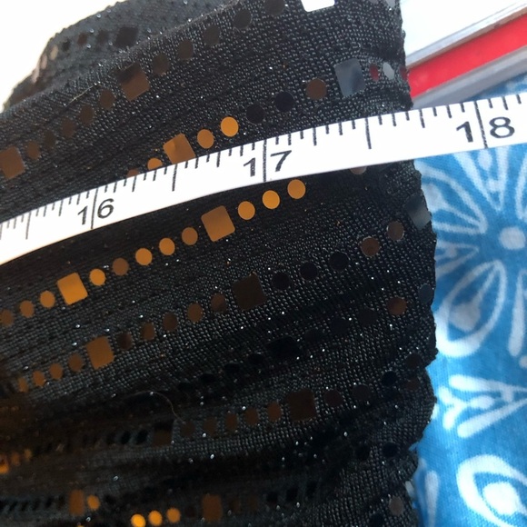 Sequin all over black strapless jumpsuit - Picture 14 of 16